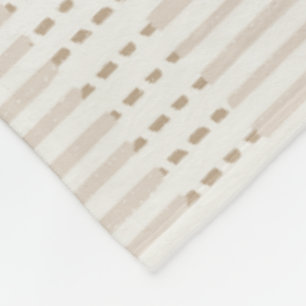 Manta Polar Líneas minimalistas bohemio gris neutro