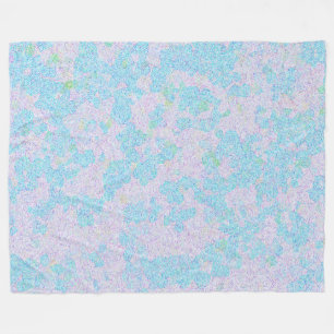 Manta Polar Líneas suaves de agua pastel abstractas