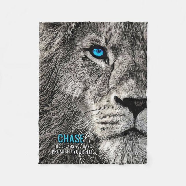 Manta Polar Lion Chase Your Dreams (Anverso)
