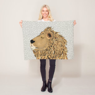 Manta Polar Lion Fleece Blanket