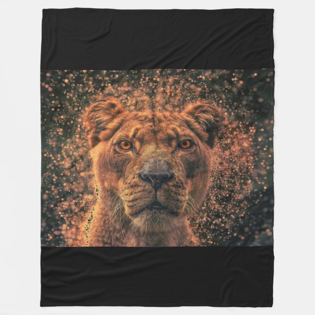 Manta Polar Lion Fleece Blanket (Anverso)