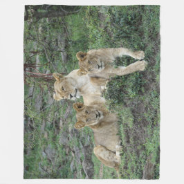 Manta Polar Lion Fleece Blanket