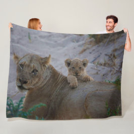 Manta Polar Lion Fleece Blanket