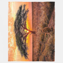 MANTA POLAR LION SOBRE LOS LLAMADOS AFRICANOS