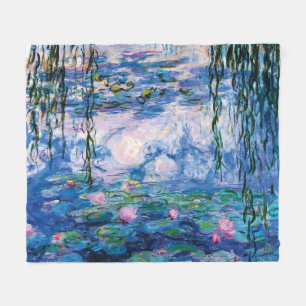 Manta Polar Lirios del agua de Monet
