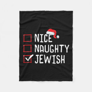 Manta Polar Lista de Navidades judíos traviesos