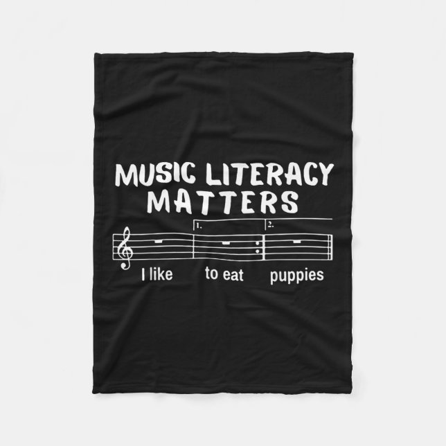 Manta Polar Literatura musical S (Anverso)