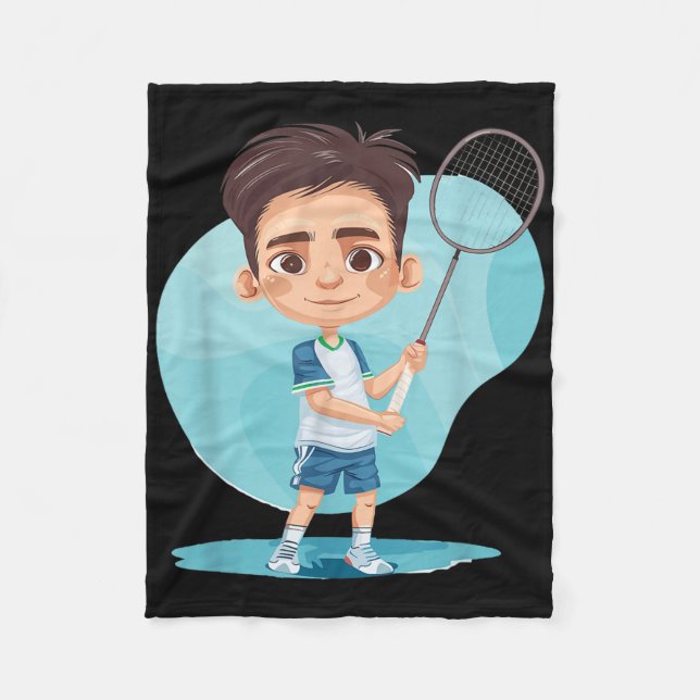 Manta Polar Little Badminton Player Shuttle Game For Boys  (Anverso)