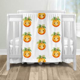 Manta Polar Little Cutie Naranja Citrus