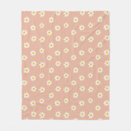 Manta Polar Little Daisies - dusty apricot