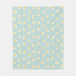 Manta Polar Little Daisies - soft teal