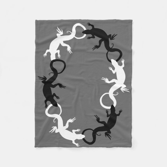 Manta Polar Lizard Blanket Guay Lizard Art Fleece Blanket (Anverso)