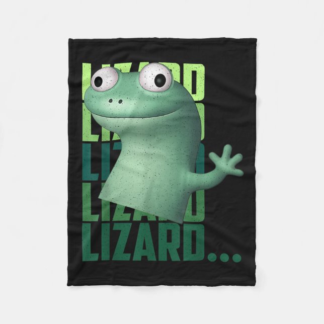 Manta Polar Lizard Lizard Lizard Graciosa Meme camiseta_2.png (Anverso)