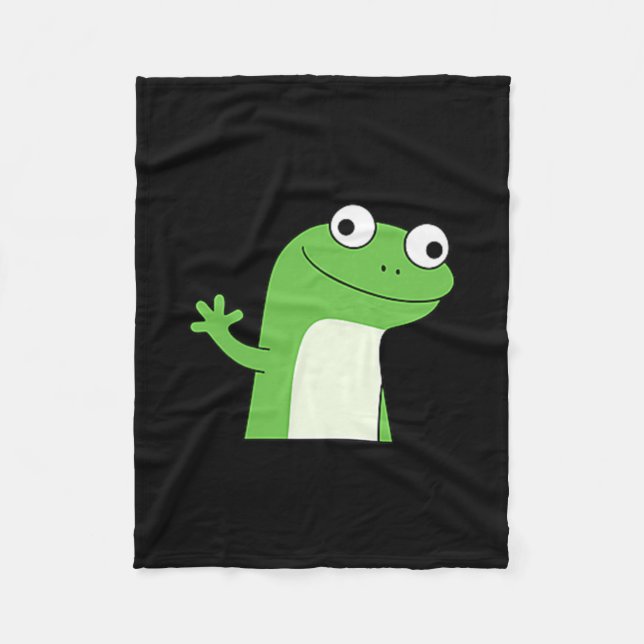 Manta Polar Lizard Lizard Lizard Gracioso Extraño Meme Viral T (Anverso)