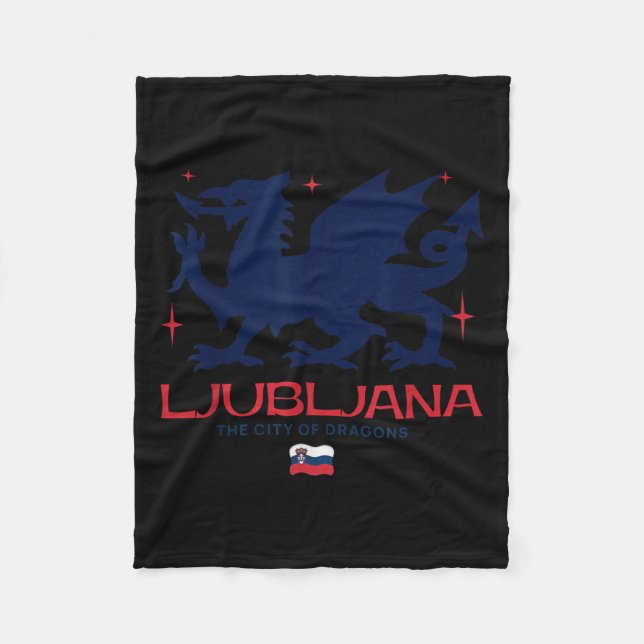 Manta Polar Ljubljana Slovenia City Of Dragons Patriotic Drago (Anverso)