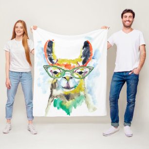 Manta Polar Llama de los Sabelotodo-Pantalones