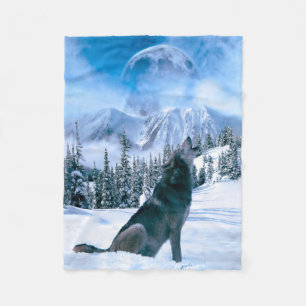 Manta Polar Llamada de lobo