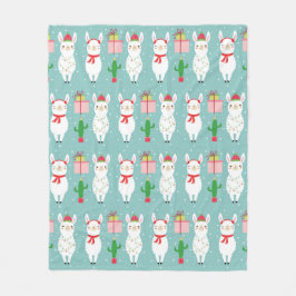 Manta Polar Llamas a Navidades de invierno | Vacaciones