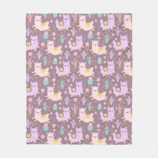 Manta Polar Llamas Fleece Blanket (Anverso)