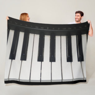 MANTA POLAR LLAVES DEL PIANO