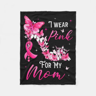Manta Polar Llevo Nk Para Mi Mamá Cinta De Cáncer De Mama Supr