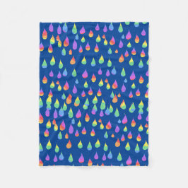 Manta Polar Lluvia arcoiris cae Reiki Chakra Blanket