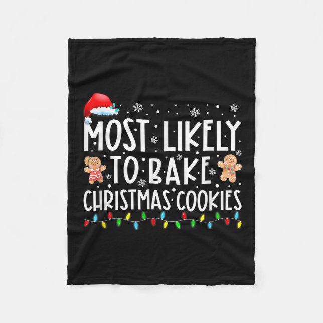 Manta Polar Lo Más Probable Es Que Los Navidades De Bake Cocin (Anverso)