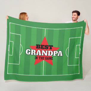 Manta Polar Lo mejor en el juego fútbol regalo personalizado