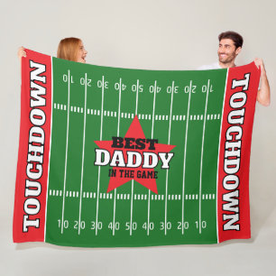 Manta Polar Lo mejor en el juego fútbol regalo personalizado