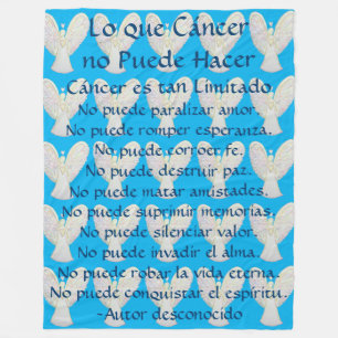 Manta Polar Lo que Cáncer no puede hacer Angel Chemkets
