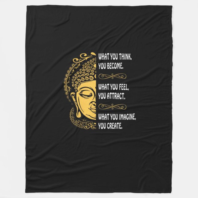 Manta Polar Lo que crees que te convertirás (Anverso)