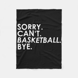 Manta Polar ¡Lo sentimos. No puedo. Pelota de baloncesto. Adió