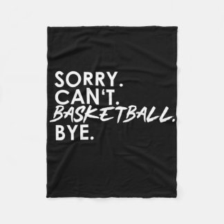 Manta Polar ¡Lo sentimos. No puedo. Pelota de baloncesto. Adió