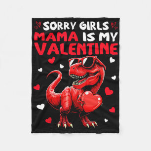 Manta Polar Lo siento chicas mamá es mi dinosaurio sosteniendo