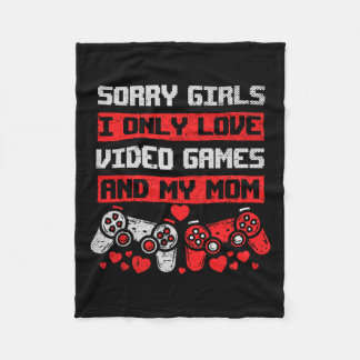 Manta Polar Lo Siento Chicas Me Encantan Solamente Los Videoju