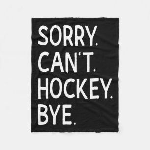 Manta Polar Lo siento, no puedo #39;t entrenador de hockey adi