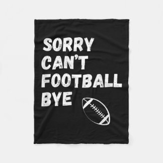 Manta Polar Lo siento, no puedo, fútbol, adiós. Divertido fútb