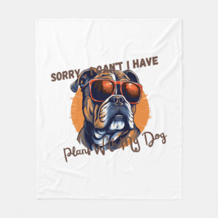 Manta Polar Lo siento, no puedo, tengo planes con mi perro