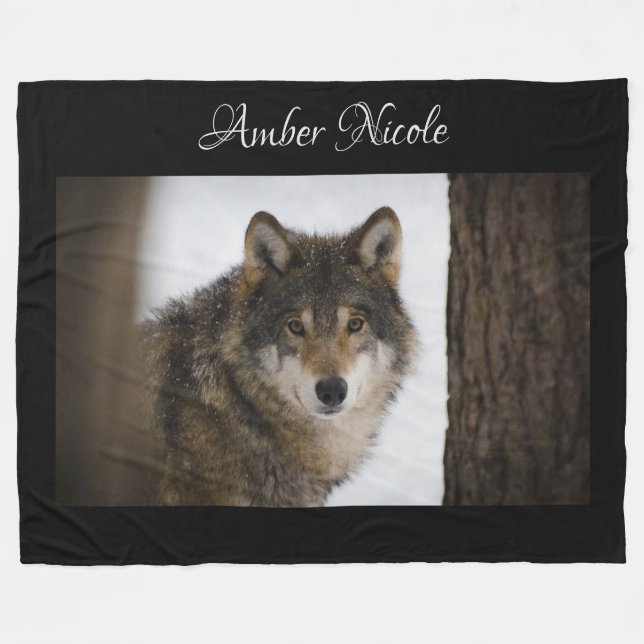 Manta Polar Lobo (Frente (Horizontal))