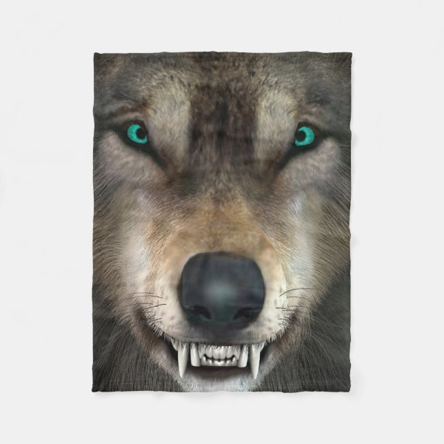 Manta Polar Lobo (Anverso)