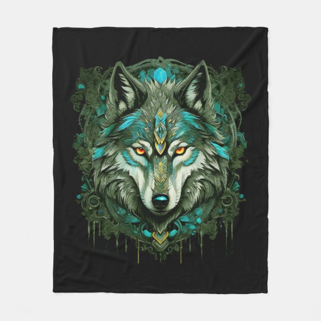 Manta Polar Lobo Alfa (Anverso)