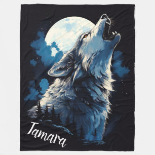 Manta Polar Lobo de Howling personalizado