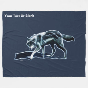 Manta Polar Lobo oscuro