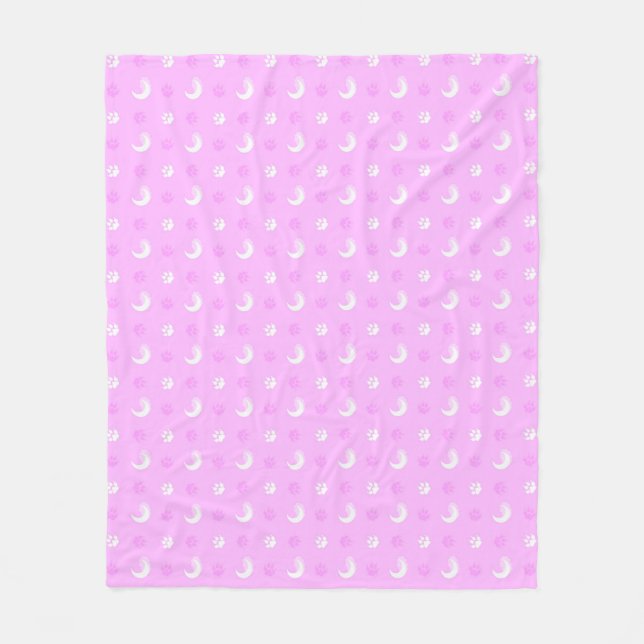 Manta Polar Lobo rosa (Anverso)