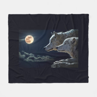 Manta Polar Lobos de la Luna Llena