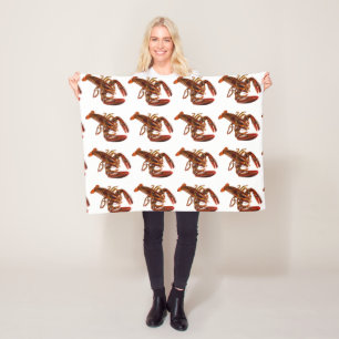 Manta Polar Lobster Fleece Blanket