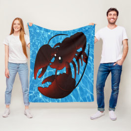 Manta Polar Lobster rojo Personalizado lindo