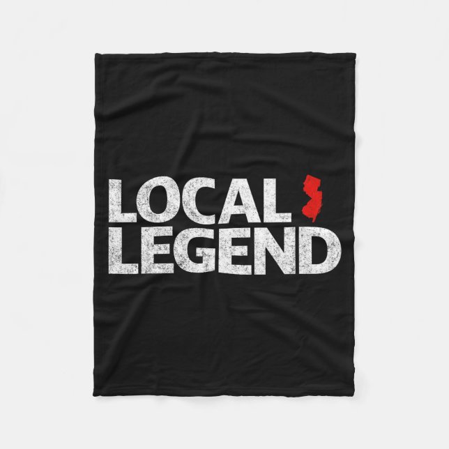 Manta Polar Local New Jersey Legend - Funny Sarcastic New Jers (Anverso)
