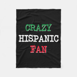 Manta Polar Locos Fans Hispanos Béisbol