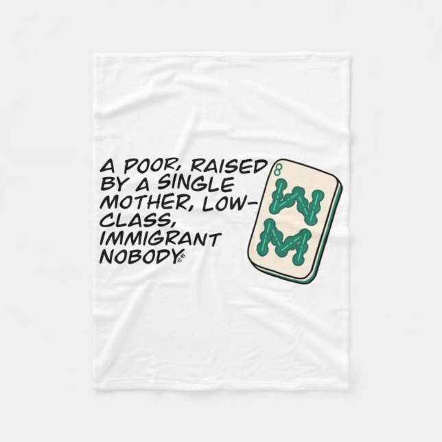 Manta Polar Locos ricos asiáticos Mahjong escena clásica (Anverso)